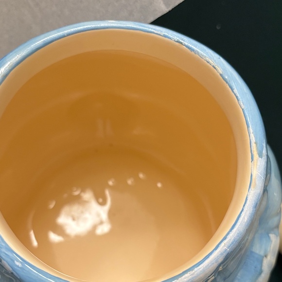 Ceramic Bear Cookie Jar with Blue Sweater - Picture 4 of 6